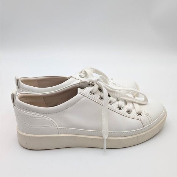 Vionic Winny Women's Lace Up Sneaker Shoes Leather White Size US8 EU38.5 - Picture 4 of 12